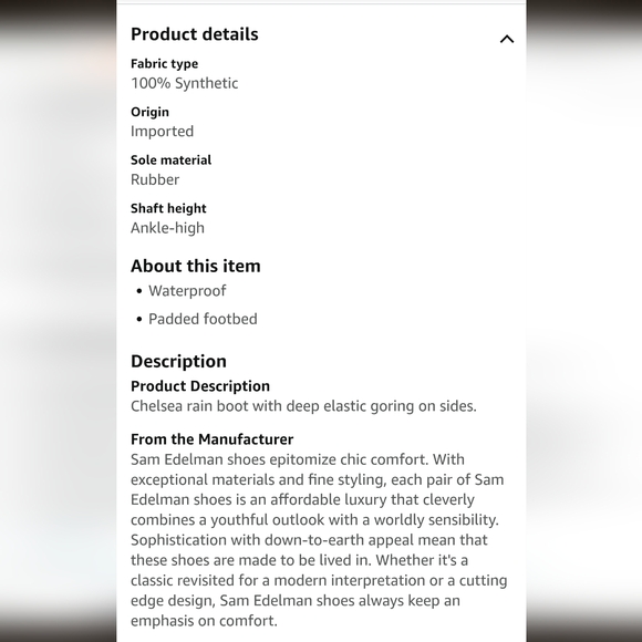 Sam Edelman Tinsley Classic Rainboot Sz 8M - Picture 13 of 13